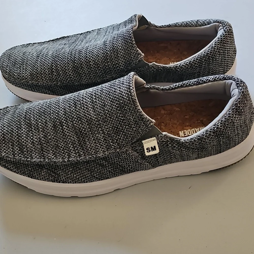 Steve Madden Men's Gray Slip-On Shoes Size 12‎